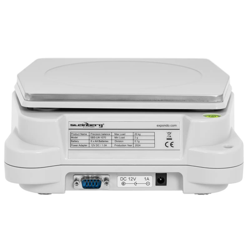 Papuošalų laboratorinių svarstyklių precizinis LCD 2-20000g / 0,1g
