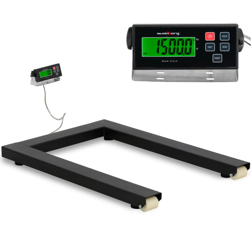 
LCD 1500 / 0,5 kg slydimo padėklų skalė 121 x 84 cm
