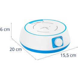 
Laboratorinė mini magnetinė maišyklė skersmuo 136mm 2l 60-2000rpm
