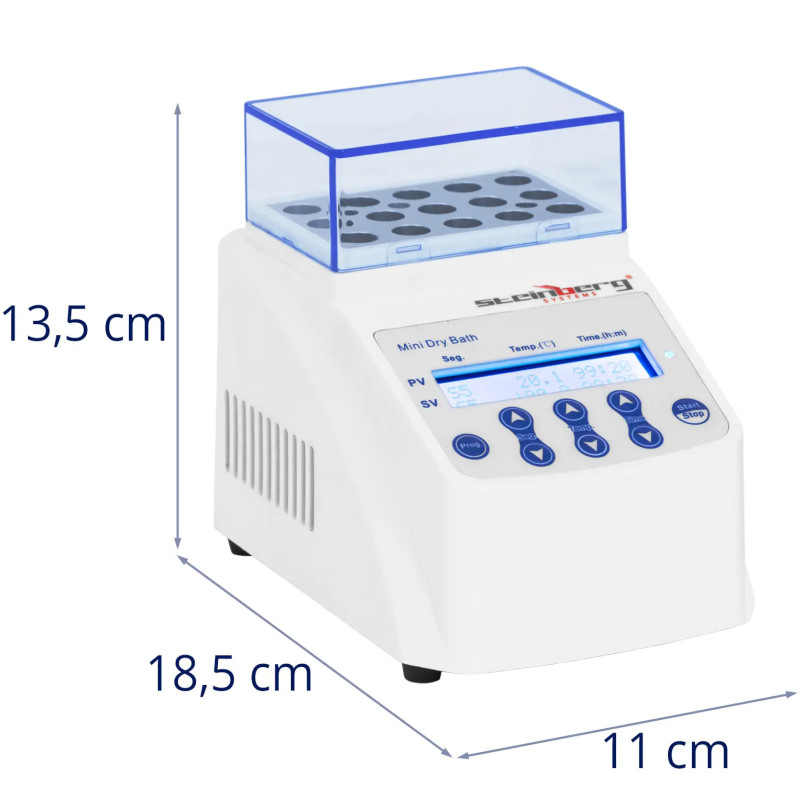 Laboratorinis sausos vonios LCD laikmatis iki 100 C 50 W