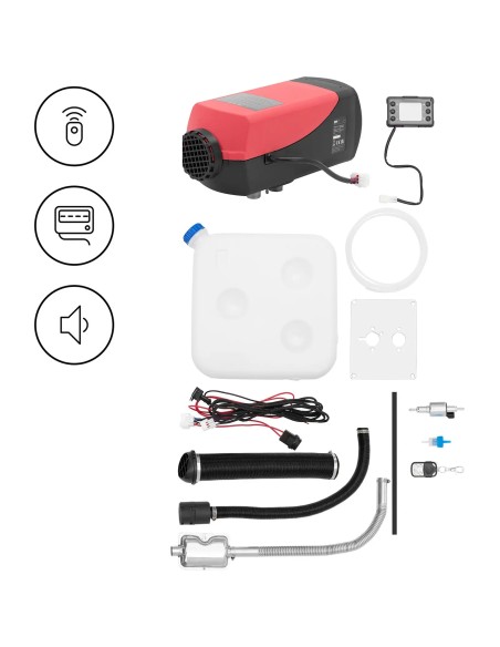 
Dyzelinis stovėjimo šildytuvas automobiliams, valtims, kemperiams, 10 l, 12 V, 5 kW
