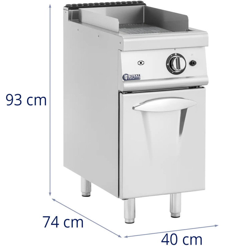 Dujinis grilis su grioveliais propanui / SND / gamtinėms dujoms 6 kW