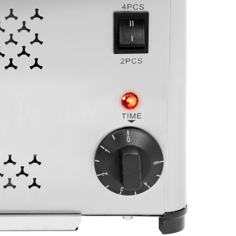 
Skrudintuvas sumuštinių keptuvė 4 skrudintos duonos riekelėms 1800 W
