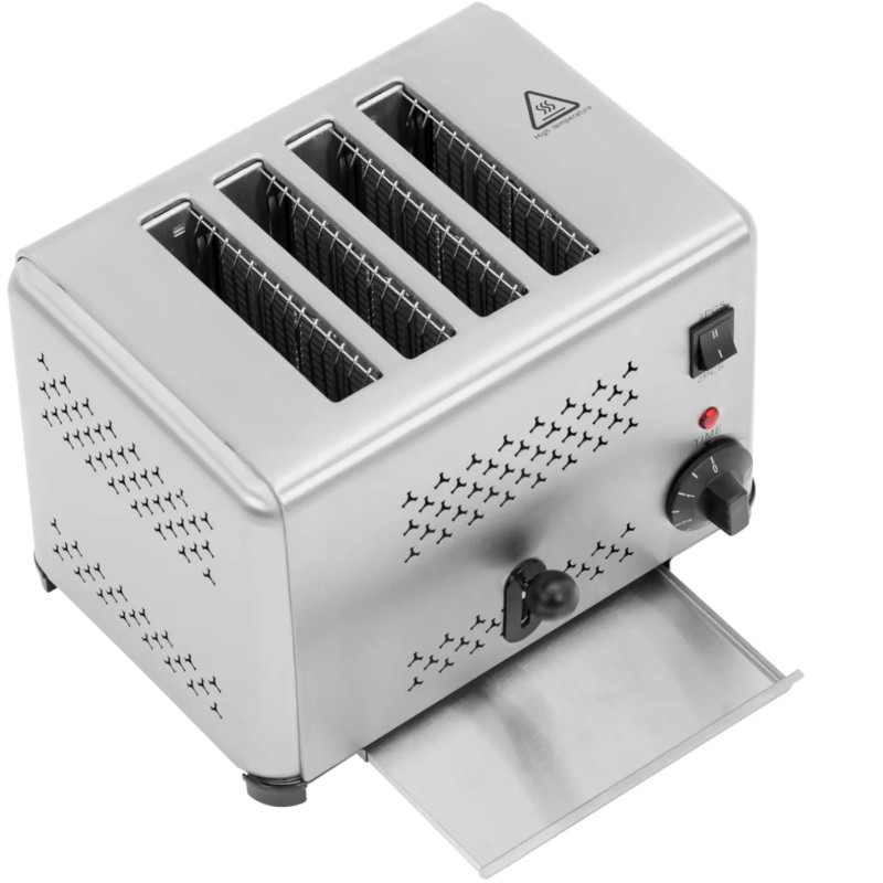 
Skrudintuvas sumuštinių keptuvė 4 skrudintos duonos riekelėms 1800 W
