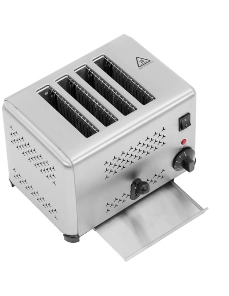 
Skrudintuvas sumuštinių keptuvė 4 skrudintos duonos riekelėms 1800 W
