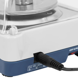 
Tikslios laboratorinės svarstyklės su dangteliu 0,1-60 g / 0,005 g
