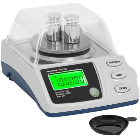 Tikslios laboratorinės svarstyklės su dangteliu 0,1-120 g / 0,005 g
 
Tikslios laboratorinės svarstyklės su dangteliu 0,1-120 g / 0,005 g