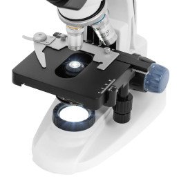 
Mokyklinis optinis mikroskopas su LED apšvietimu, padidinimas 40-1000x
