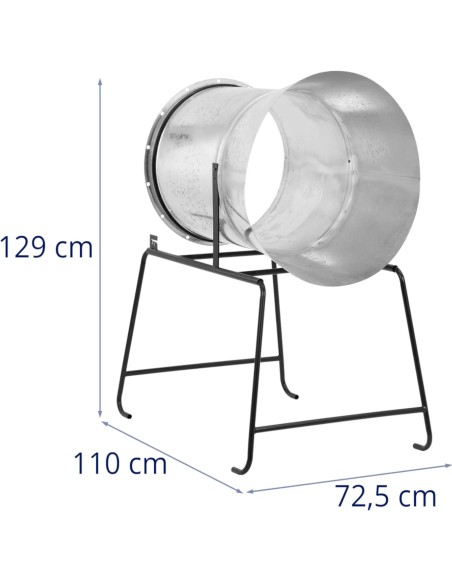 
Vamzdžių piltuvas eglutėms pakuoti su peiliu STEEL dia. 60/ 70 cm
