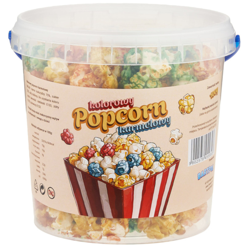 
PopCorn paruoštas karamelės spalvos 100g / 1L
