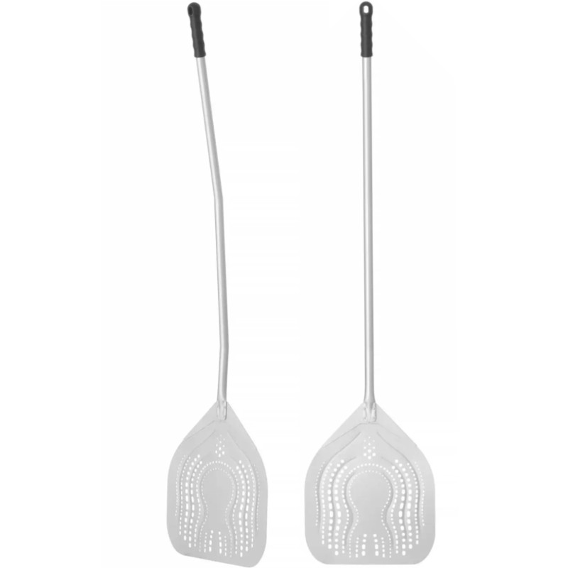 Arena kvadratinė perforuota picos žievelė su lenkta rankena 325 x 1475 mm