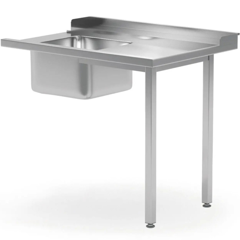 
Indaplovės pakrovimo stalas su kriaukle 1200 x 700 x 850 mm - DEŠINĖ
