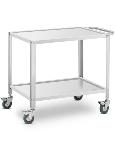 
Maitinimo serviravimo vežimėlis 2 lentynos 80 x 57 cm iki 100 kg
