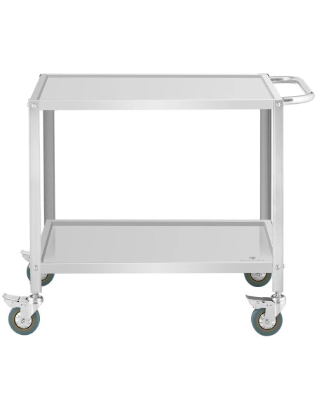 
Maitinimo serviravimo vežimėlis 2 lentynos 80 x 57 cm iki 100 kg
