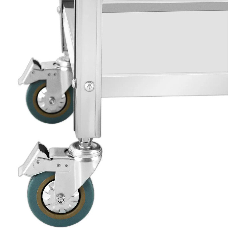 
Maitinimo serviravimo vežimėlis 2 lentynos 80 x 57 cm iki 100 kg
