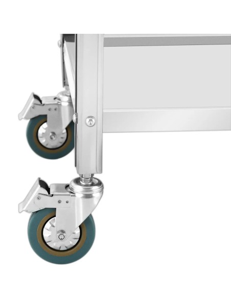 
Maitinimo serviravimo vežimėlis 2 lentynos 80 x 57 cm iki 100 kg
