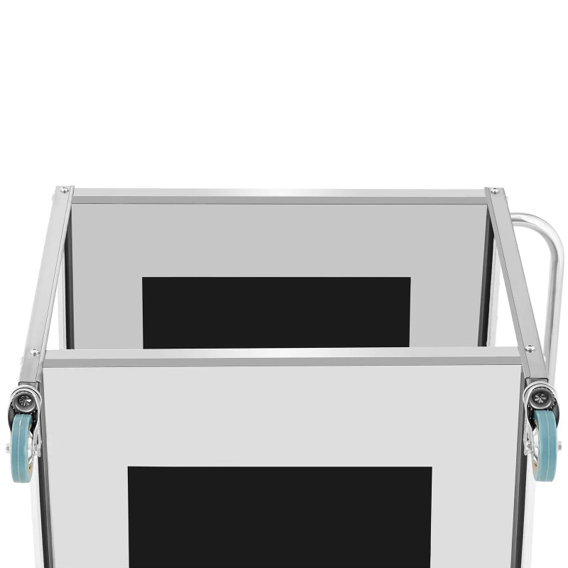 
Maitinimo serviravimo vežimėlis 2 lentynos 80 x 57 cm iki 100 kg
