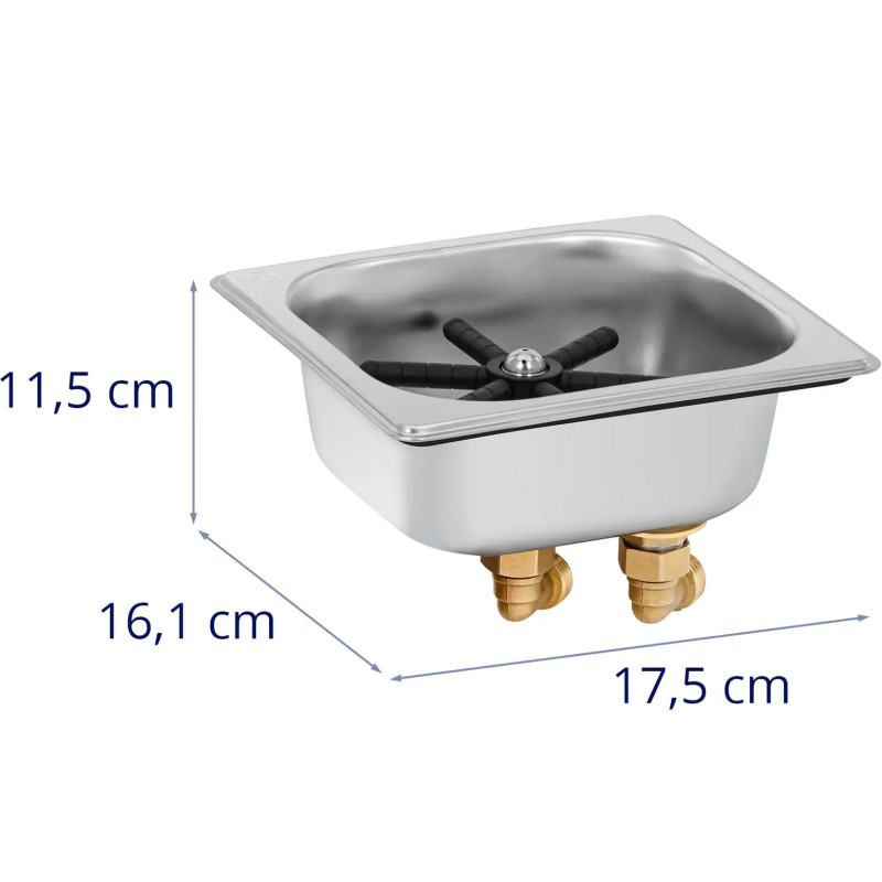 Baro poveržlė su kriaukle stiklinėms 20-110 mm PLIENAS