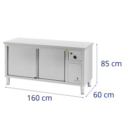 
Šildymo spintos plokščių šildytuvas 30-80 C 160 x 60 x 85 cm 2,4kW
