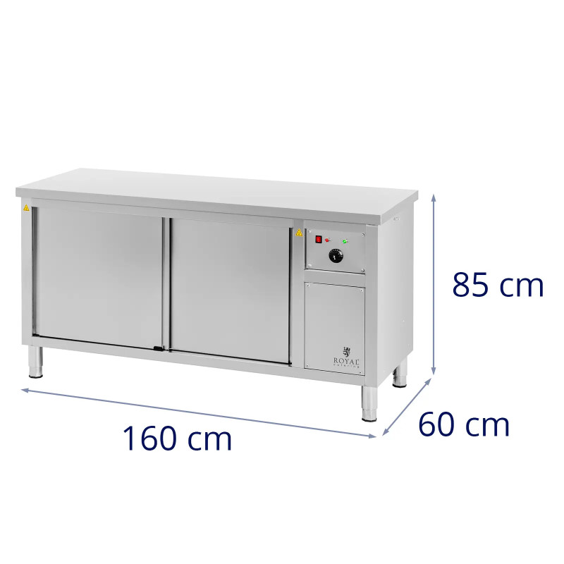 Šildymo spintos plokščių šildytuvas 30-80 C 160 x 60 x 85 cm 2,4kW