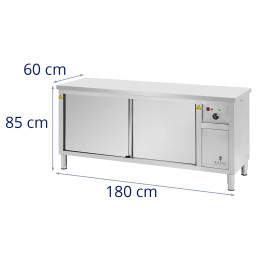 
Šildymo spintos plokščių šildytuvas 30-80 C 180 x 60 x 85 cm 2,4kW

