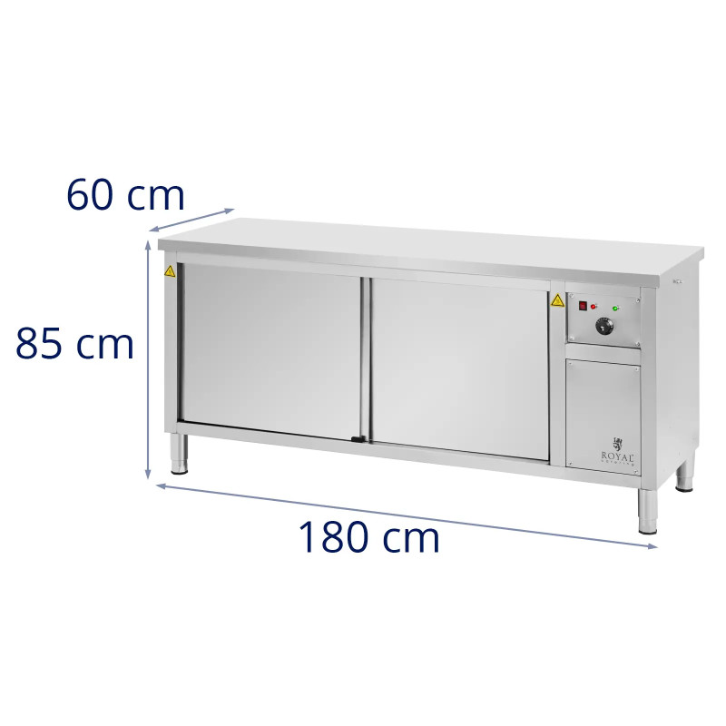 Šildymo spintos plokščių šildytuvas 30-80 C 180 x 60 x 85 cm 2,4kW