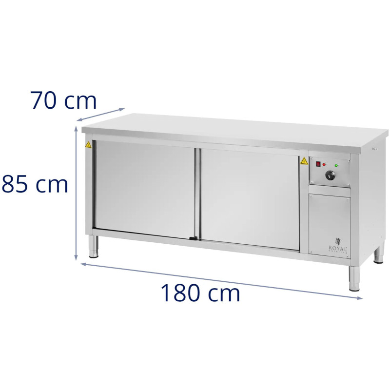 Šildymo spintos plokščių šildytuvas 30-80 C 180 x 70 x 85 cm 2,4kW