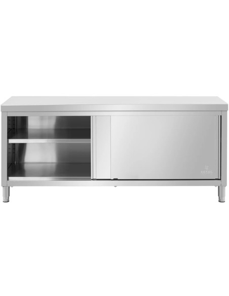 Gastronominis stalas su stumdomų durų spintele 200 x 80 x 87 cm iki 500 kg
 
Gastronominis stalas su stumdomų durų spintele 200 x 80 x 87 cm iki 500 kg