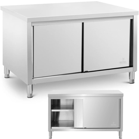 Gastronominis stalas su stumdomų durų spintele 140 x 80 x 87 cm iki 500 kg
 
Gastronominis stalas su stumdomų durų spintele 140 x 80 x 87 cm iki 500 kg