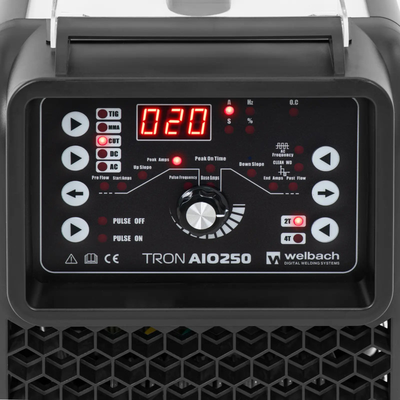 TIG AC/ DC MMA 250/ 50 A plazminio pjaustytuvo suvirintojas