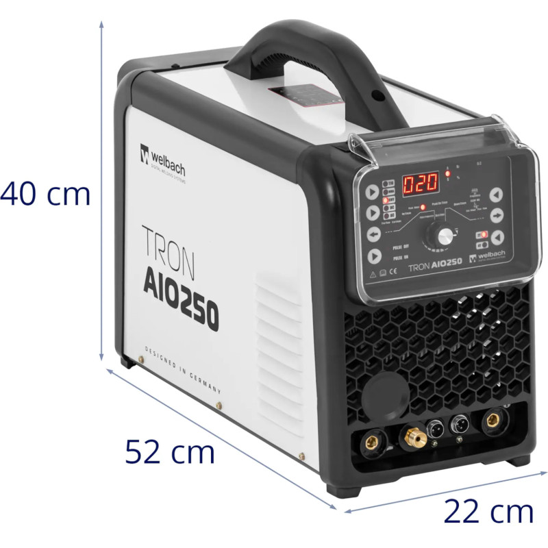 TIG AC/ DC MMA 250/ 50 A plazminio pjaustytuvo suvirintojas