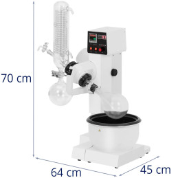 
Rotorinis vakuuminis garintuvas laboratorijai 2 l 200 aps./ min 40 W
