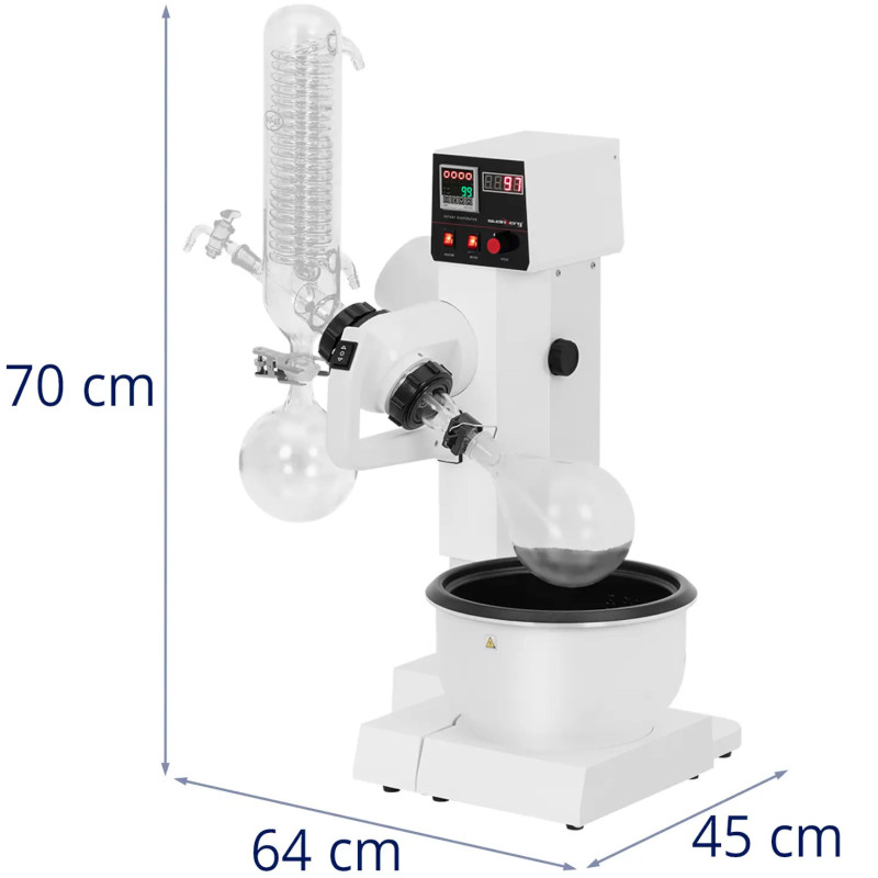 Rotorinis vakuuminis garintuvas laboratorijai 2 l 200 aps./ min 40 W
