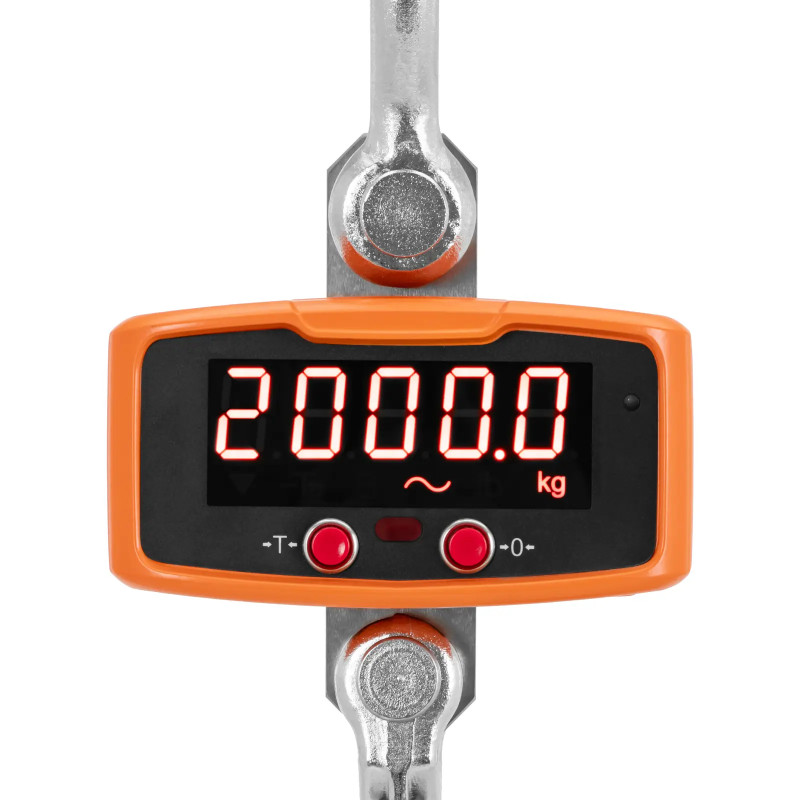 Kablio svarstyklės pakabinamos sandėlio svarstyklės su LED nuotolinio valdymo pulteliu 2000 kg / 1 kg