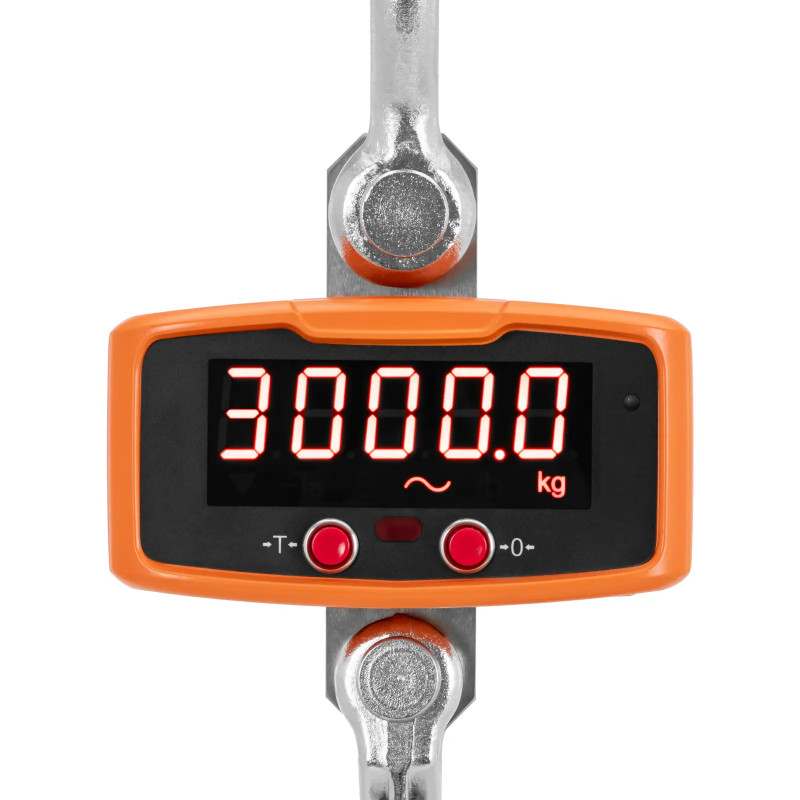 Kablio svarstyklės pakabinamos sandėlio svarstyklės su LED nuotolinio valdymo pulteliu 3000 kg / 1 kg