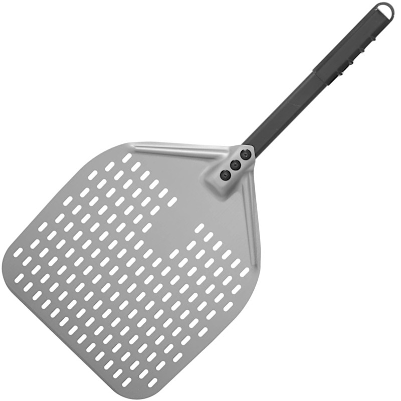 Picos kastuvas trumpa rankena perforuota kvadratine 350 x 710 mm - Hendi 618080