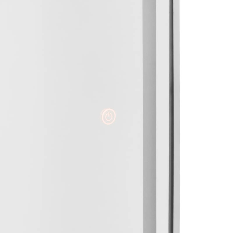 Konsolinis kirpyklos konsolinis veidrodis su LED apšvietimu ovalus 180 x 70 cm - sidabrinis