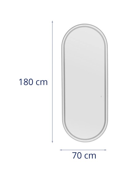 Konsolinis kirpyklos konsolinis veidrodis su LED apšvietimu ovalus 180 x 70 cm - sidabrinis
 
Konsolinis kirpyklos konsolinis veidrodis su LED apšvietimu ovalus 180 x 70 cm - sidabrinis
