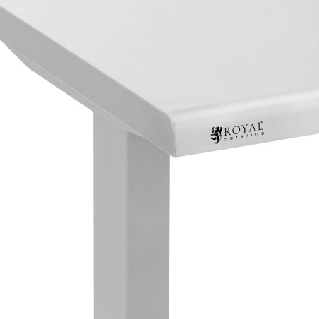Gastronominis plieno stalas su reguliuojamu aukščiu 126 x 60 x 71,5-102 cm Gastronominis plieno stalas su reguliuojamu aukščiu 126 x 60 x 71,5-102 cm