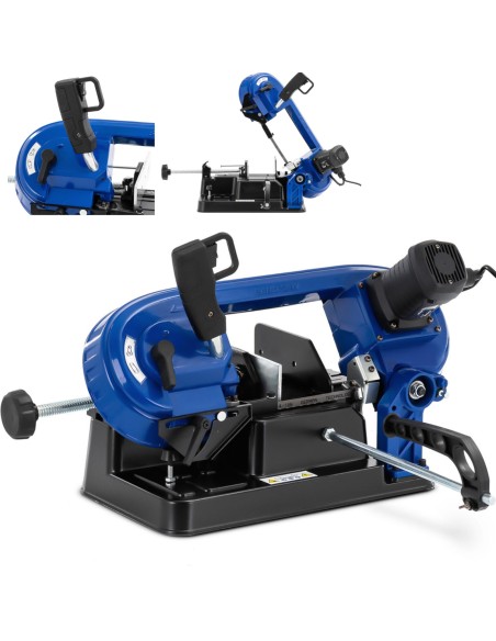 Juostinis pjūklas metaliniam plastikui pjovimo aukštis 12,5 cm pjovimo plotis 15 cm 680 W Juostinis pjūklas metaliniam plastikui pjovimo aukštis 12,5 cm pjovimo plotis 15 cm 680 W