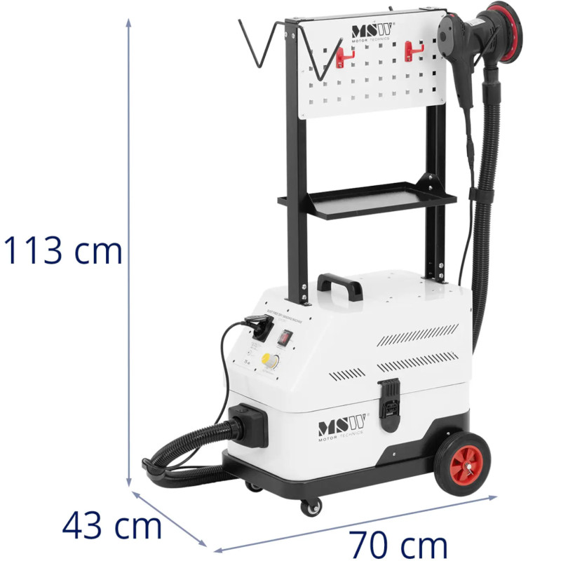 Mobilus kėbulo šlifuoklis su dulkių siurbliu 2600 Pa 1600 W