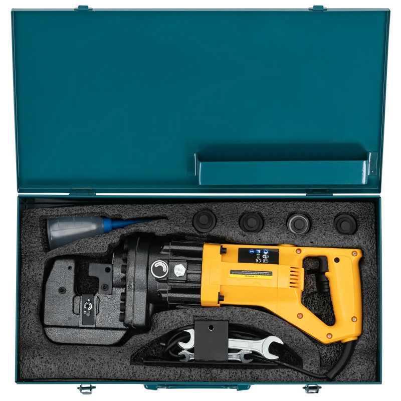Skylių pjaustytuvas lakštinio metalo perforatorius elektrohidraulinis 1200 W