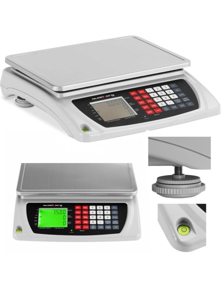 LCD komercinės svarstyklės 33,5 x 23 cm 7,5 kg / 0,6 g LCD komercinės svarstyklės 33,5 x 23 cm 7,5 kg / 0,6 g