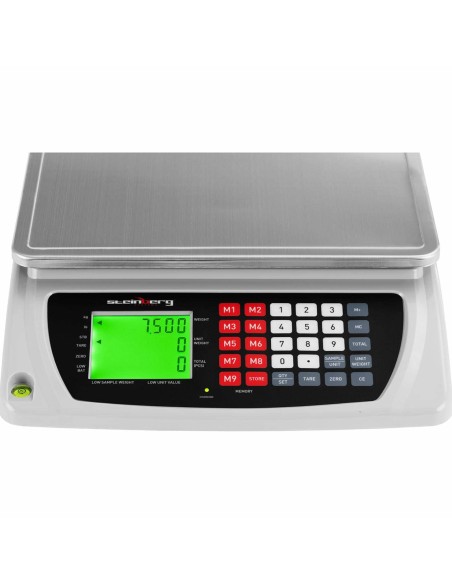 LCD komercinės svarstyklės 33,5 x 23 cm 7,5 kg / 0,6 g LCD komercinės svarstyklės 33,5 x 23 cm 7,5 kg / 0,6 g