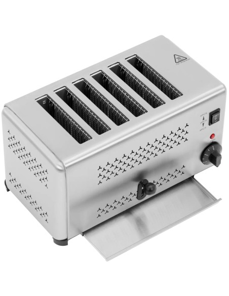 
2500 W skrudintuvas sumuštinių keptuvė 6 duonos riekėms
