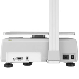 
Prekybos parduotuvės svarstyklės su LCD etikečių spausdintuvu 30 kg / 15 g
