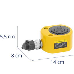 
Dvigubo veikimo hidraulinis cilindras 30 mm 20 t
