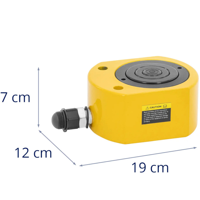 Dvigubo veikimo hidraulinis cilindras 75 mm 50 t