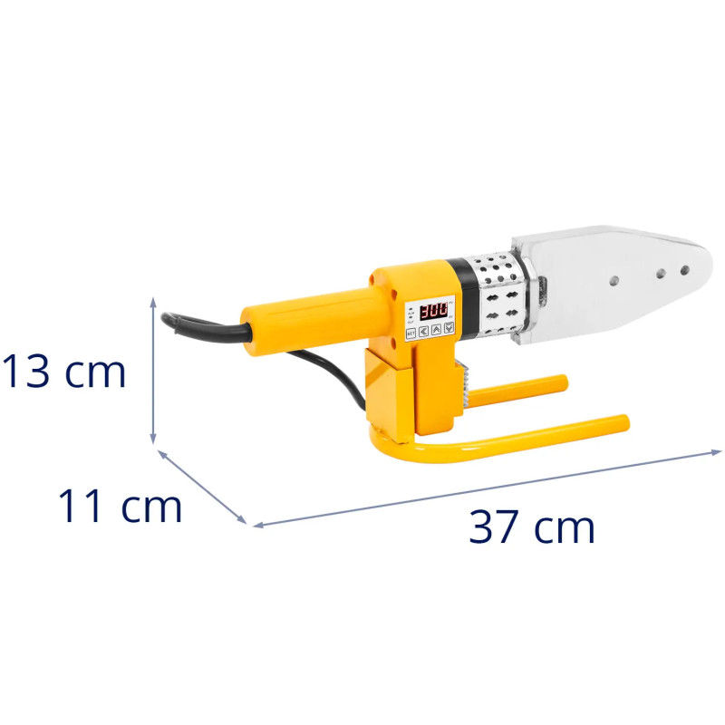Suvirinimo aparatas PP PB PE PV vamzdžiams, kurių skersmuo 20-63mm 300C 950W - komplektas