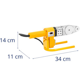 
Suvirinimo aparatas PP PB PE PV vamzdžiams, kurių skersmuo 20-32mm 300C 800W - komplektas
